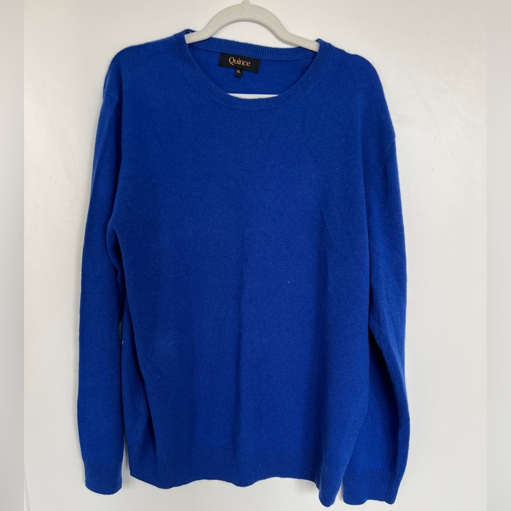 Blue Quince Men’s Mongolian Cashmere Crewneck Sweater